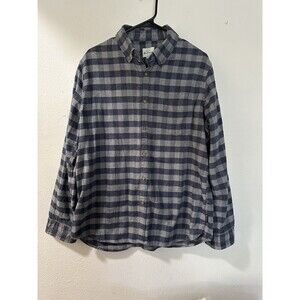 The original BEN SHERMAN 100% cotton Men's L blue/Gray shirt Size L, Chest 48”